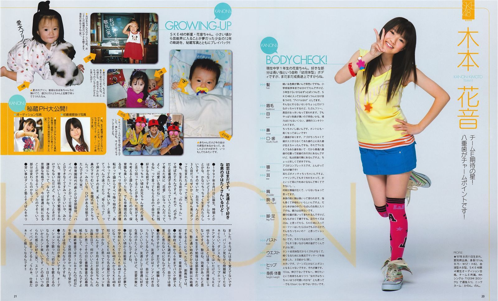 中村静香 吉木りさ 渡り廊下走り隊7 上戸彩 AKB48 [BOMB Magazine]